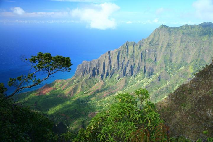 a view of a mountain