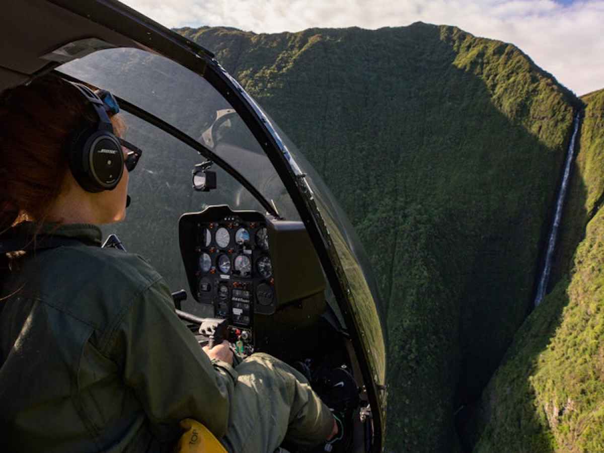 a person driving a car