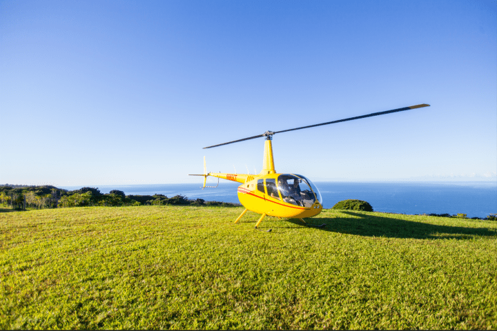 a plane sitting on top of a grass covered field